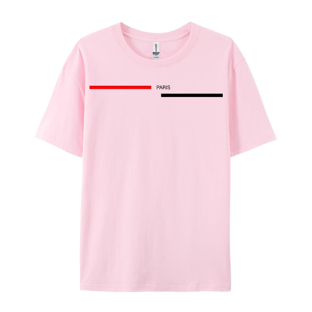 Fashion Print Short Sleeve Men's Women Summer Loose Fit 100 Cotton Printed T-shirt Tops Cotton Loose Oversize