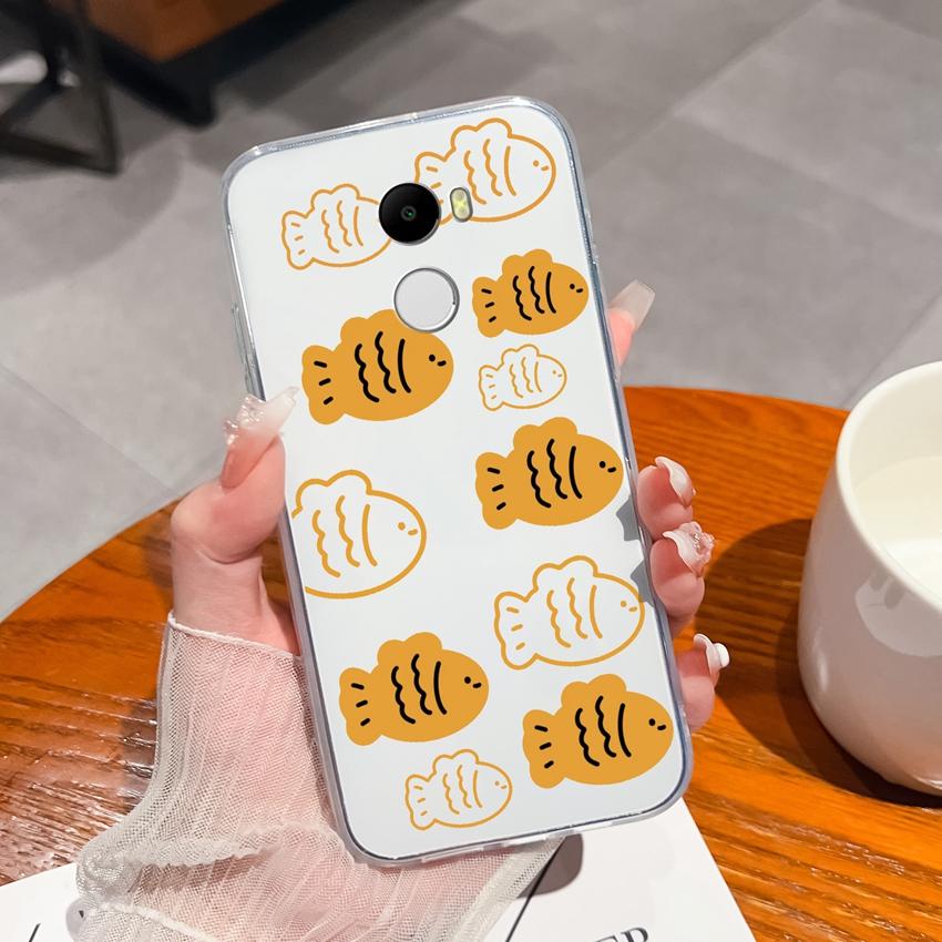 Чехол для Redmi 4 3 6 Pro 4A 4X 5A 5 Plus K90 Милый узор акулы и кошки Телефонные сумки Мягкий ультратонкий ТПУ силикон Противоскользящая оболочка для Redmi Прозрачная задняя крышка