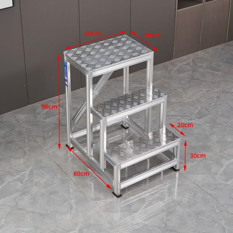 JINGGENG Industrial Aluminum Mobile Platform Ladder