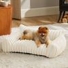 Ортопедическая лежанка для питомца Мягкий диван для собаки кошки Пена с эффектом памяти высокой плотности Лежанка для щенка моющаяся Принадлежности для питомцев