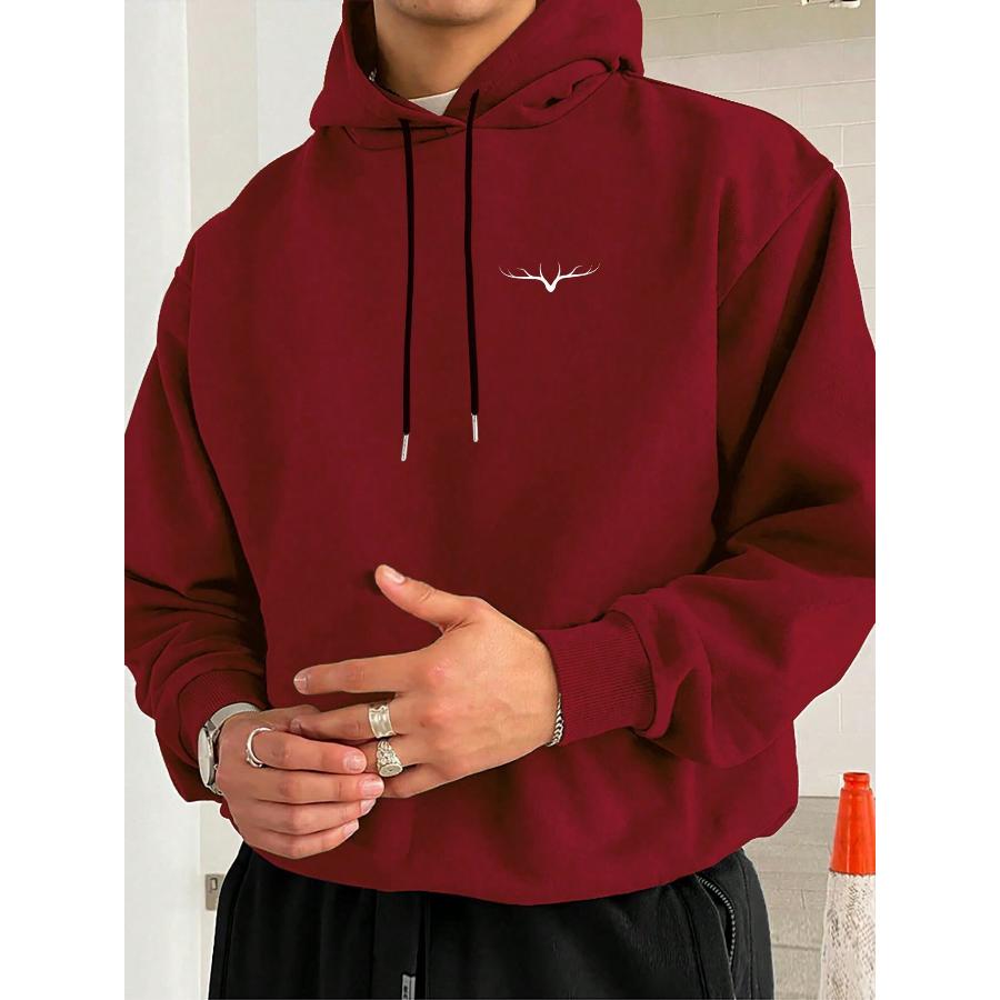 Мужская толстовка с капюшоном Manfinity Hypemode с принтом головы оленя