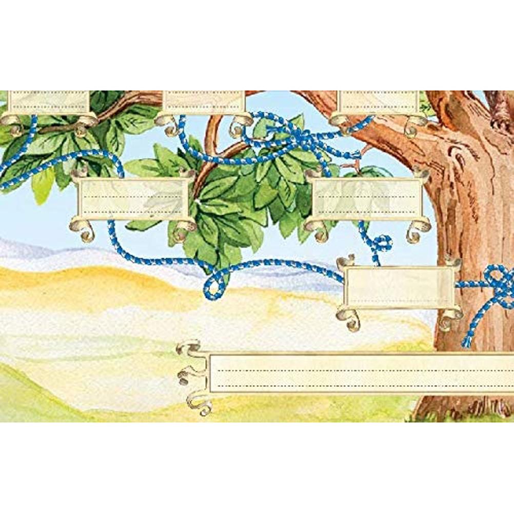 Генеалогическое древо Диаграмма генеалогического древа 6 поколений Заполняемая родословная Диаграмма DIY Canvas Генеалогия