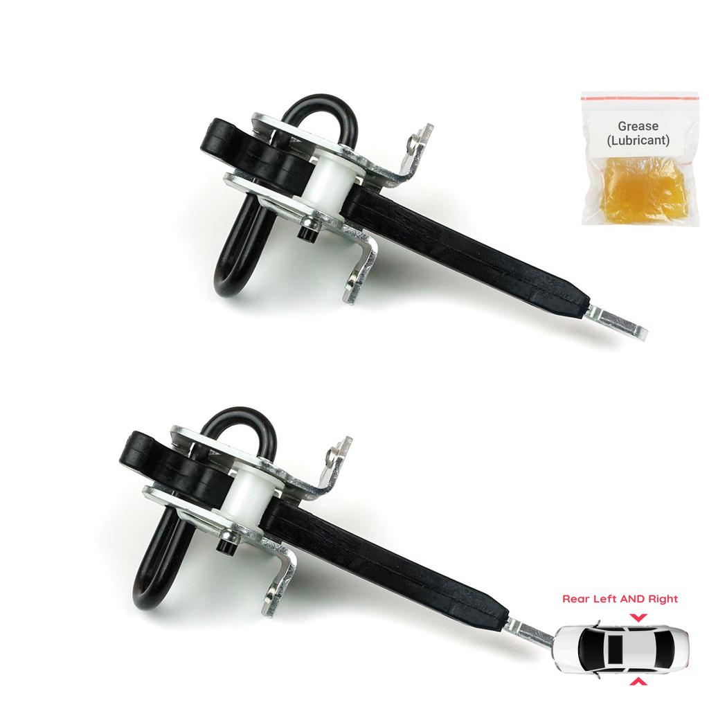 BDP1072-1 2 Pieces Rear Left AND Right Door Hinge Brake Stop Check Strap Limiter Protection Lever Arm for BMW 7 Series E38 1994-2001 51228234605