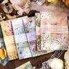 30 шт. Винтажные цветы материал бумага Декоративный Дневник Альбом Скрапбукинг Бумага для фона DIY ручная работа Junk Journal Принадлежности