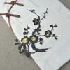 Cherry Blossom Iron-On Patch Blossom Plum Applique Patch Embroidered Flower Vines DIY Trim for Jeans Garment Women Clothing Jacket Backpack