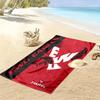 Eastern Washington Eagles Print Beach Towel, Large Soft Quick Dry Towel for Beach Camping Swimming