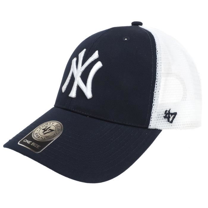 Casquette Américaine New York Yankees Brason - NEW YORK YANKEES - Noir - Homme - Polyester - Coton - Nylon