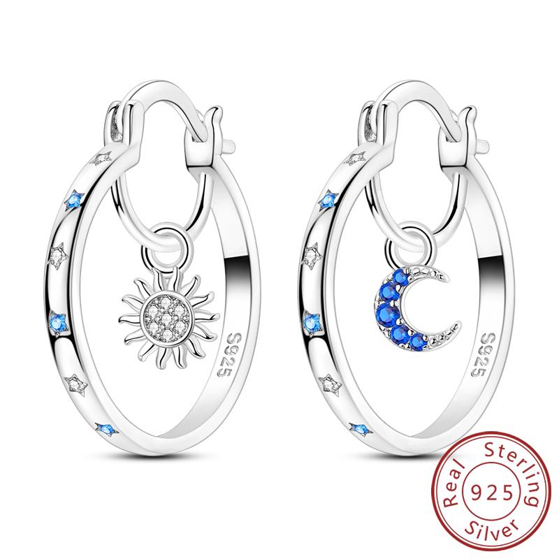 S Медные серьги-кольца Сверкающая звезда луна U Серьги в форме сердца бабочки для женщин для вечеринки свадьбы ювелирные изделия