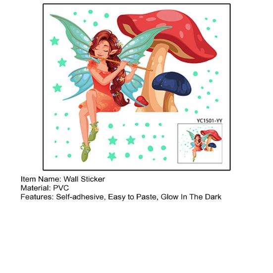 Прочная наклейка на стену светится в темноте без остатков, добавляет атмосферу