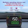 G20/G21 GPS HUD Автомобильный проекционный дисплей Спидометр Компас Умный прибор KMH MPH Напоминание об усталости при вождении Сигнализация о превышении скорости Для Всех Автомобилей
