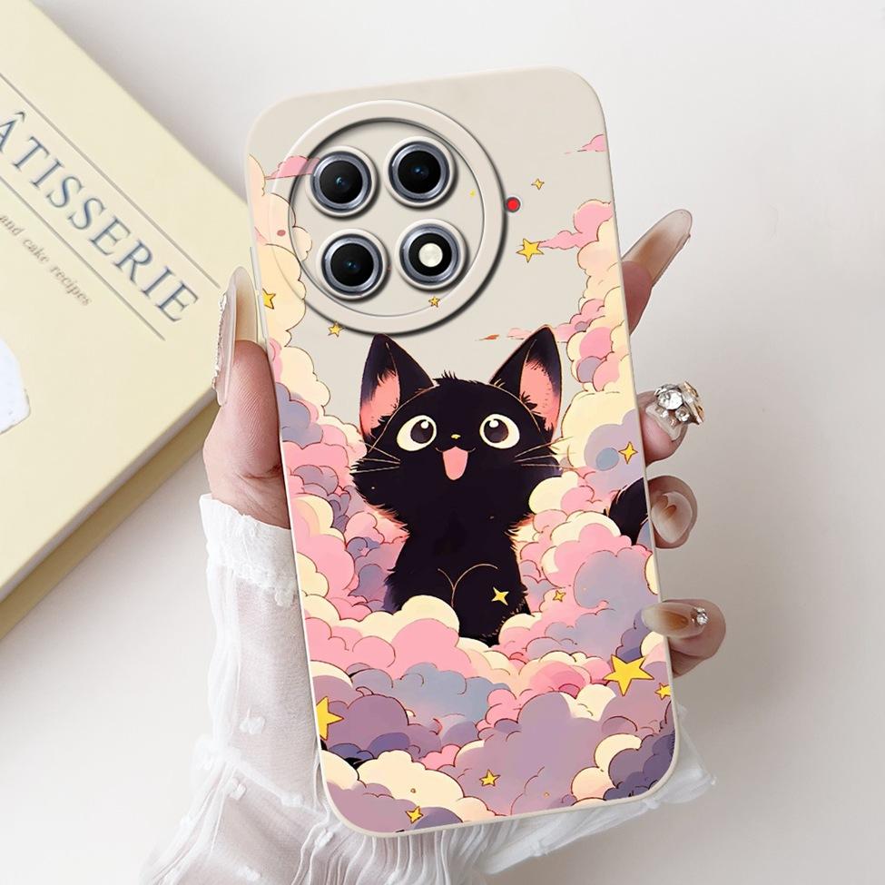 For Tecno Camon 30S Case CLA5 Silicone Cute Cat Fashion Butterfly Flower Love Painted Cover For Camon 30S Tecno Phone Case Funda