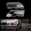 2Pcs Auto Front Headlight Lamp Protective for Shell Cover for E46 4 D