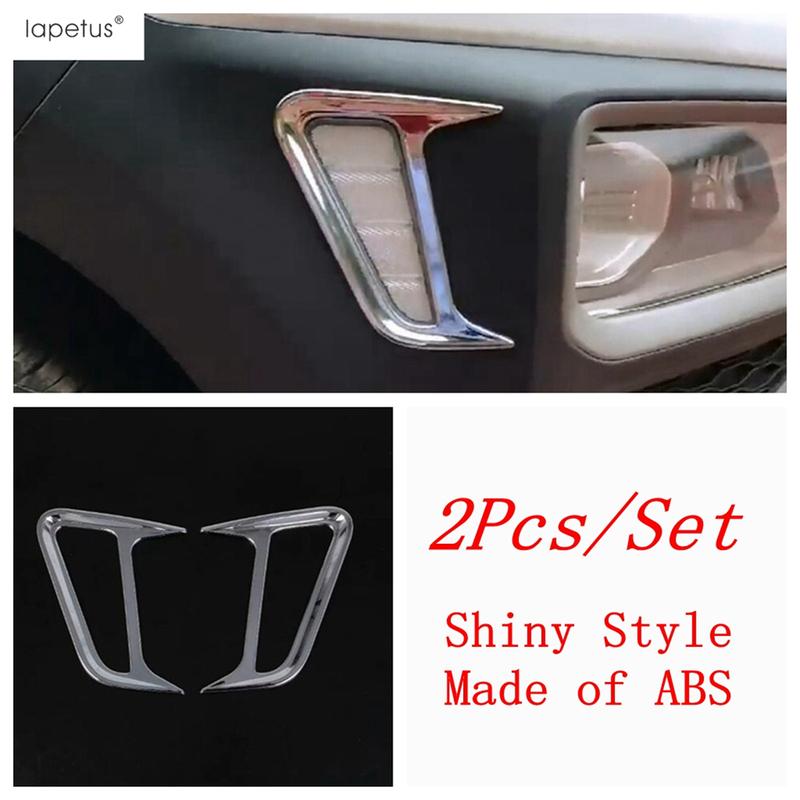 Car Turning Lights Lamps Frame Decorative Sequ Cover Trim For Hyundai Kona 2018   ABS Chrome Accessories Exterior