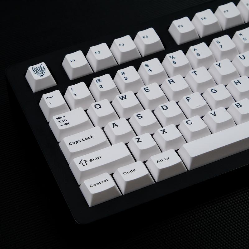 GMK WOB/wOB Колпачки для клавиш Double Shot 114 клавиш PBT Профиль Cherry Раскладка Alice Белые Черные Колпачки для Механических Клавиатур Клавиши 7u