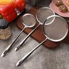 3Pcs Sieve Spoon Durable Fine Mesh Stainless Steel Oil Filter Spoon Sturdy Long-lasting Strainer for Home Kitchen