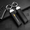 ulcz3 Car Logo Keyring Man Leather Keychain Pendant Accessories For Chevrolet Silverado Camaro Tahoe Equinox Suburban Cruze Malibu