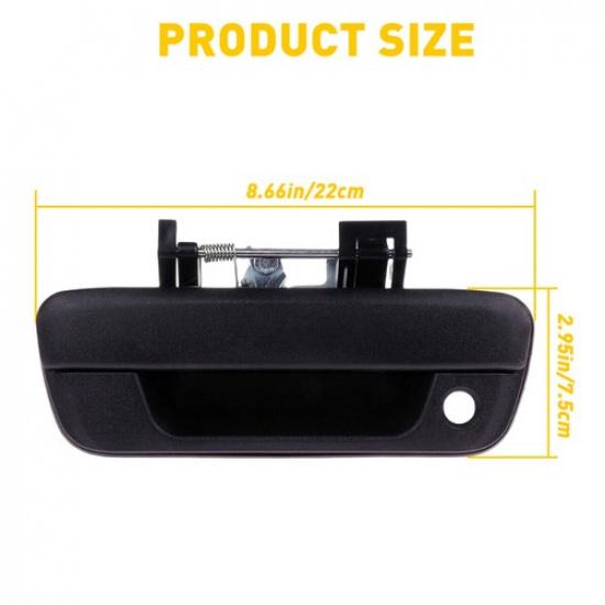 Tailgate Handle Textured w/ Lock For Colorado Chevrolet GMC Canyon 2004-2012 11