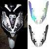 Multicolor Motorcycle Decorative Sticker PET Motorbike Electricbike Honeycomb Decals Bumper Ornament Modification