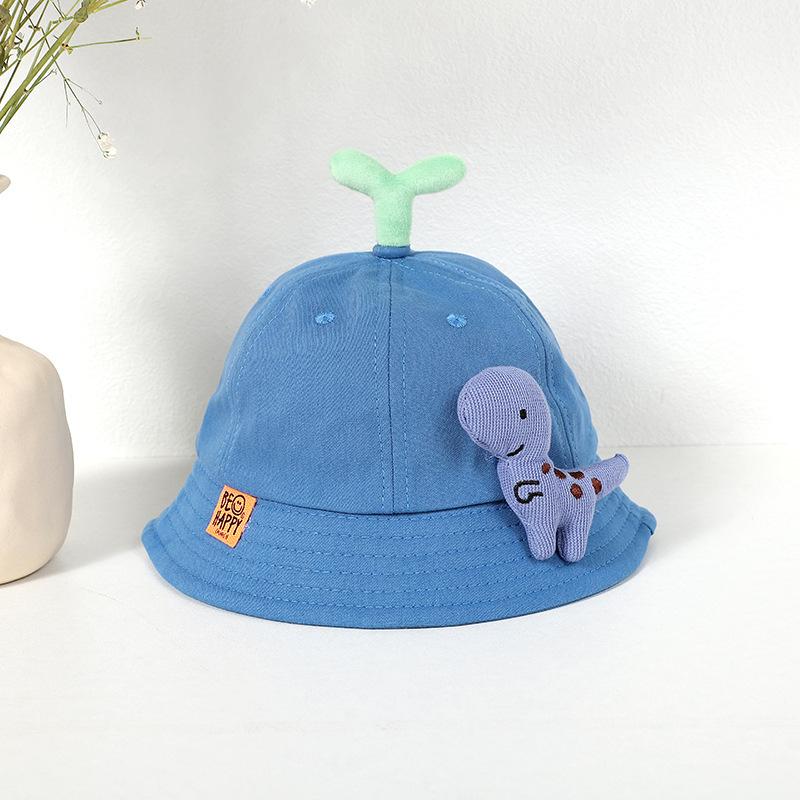 Cute Dinosaur Kids Baseball Cap Spring Summer Sun Protection Hat For Boys And Girls Baby Yellow Visor