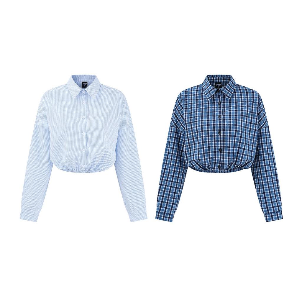 VAYLA Новая американская винтажная рубашка для горячей девушки Женская повседневная приталенная рубашка с длинным рукавом и воротником Ирт Универсальная клетчатая рубашка