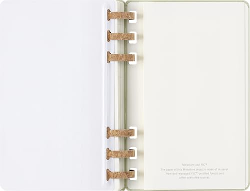 Планировщик Moleskine 2026, начало с января, 12-месячный спиральный академический дневник, большой формат (13 см x 21 см), Миндаль, DHSPP2912MWH3Y26