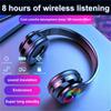 Модная цветная легкая Bluetooth-гарнитура с шумоподавлением, стерео, игровая, со светодиодами, с микрофоном, беспроводная, для звонков, для дома