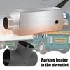 60mm Car Air Diesel Heater Pipe Jointer Air Vent Ducting T Piece Elbow Pipe Outlet Exhaust Connector For Webasto Parking Heater