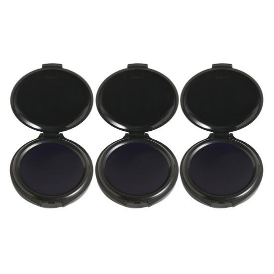 3 шт. подушечки для отпечатков пальцев, черные, синие, красные, быстросохнущие, водостойкие, прозрачные, для отпечатков пальцев