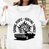 Funny Supernatural Printed Shirt Women's Men's Casual Personality T-shirt Unisex Summer Letter T-shirt Tops