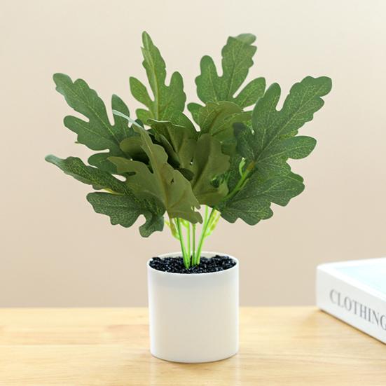 Искусственное растение бонсай, неувядающее украшение, изысканные детали, изысканное маленькое дерево, имитация горшечного растения для дома