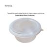 Одноразовый пластиковый круглый контейнер для еды с крышкой