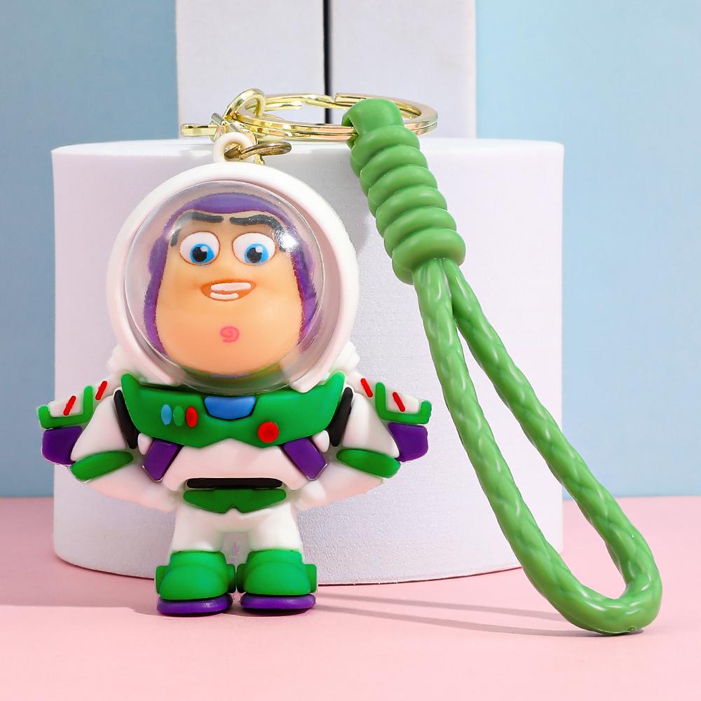 New Anime Buzz Lightyear Toy Story Action Figures Keychain Figure 3D Doll for Bag Car Decoration Birthday Key Chain Gift