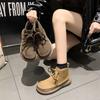 Fashion Versatile Autumn and Winter 2025 New Short Boots Fashion Casual Platform Large Size Women's Shoes 42
