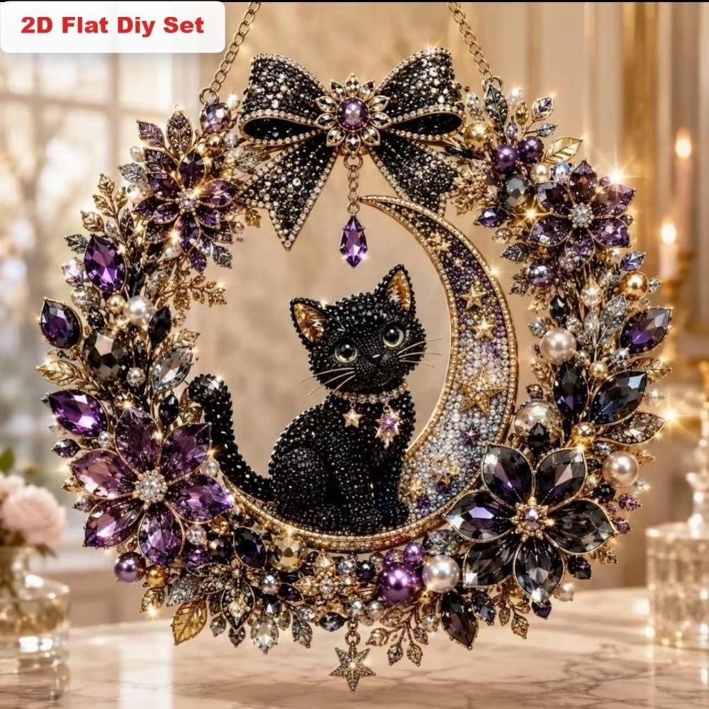 Butterfly DIY Painting Kit Cat Art Hanging Decor Holiday Craft Gift