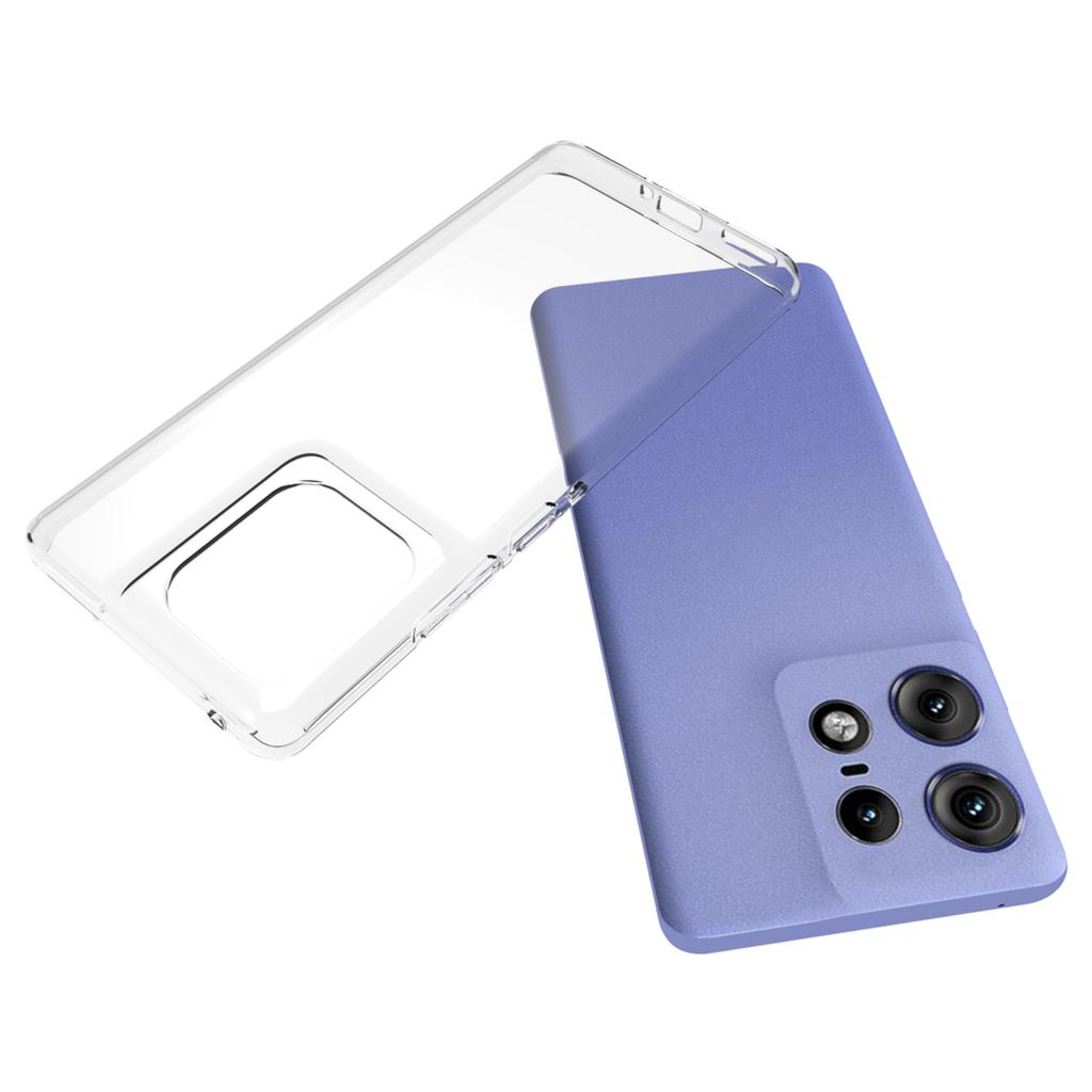 For Motorola Edge 50 5G/Edge 50 Pro 5G Clear Case Watermark-Free TPU Phone Cover