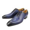 Fashion Factory Made Men Shoes Luxury Oxfords Shoe Top Layer Cowhide Handmade Wedding Office Business Pointed Toe Dress Man Fashion Shoe