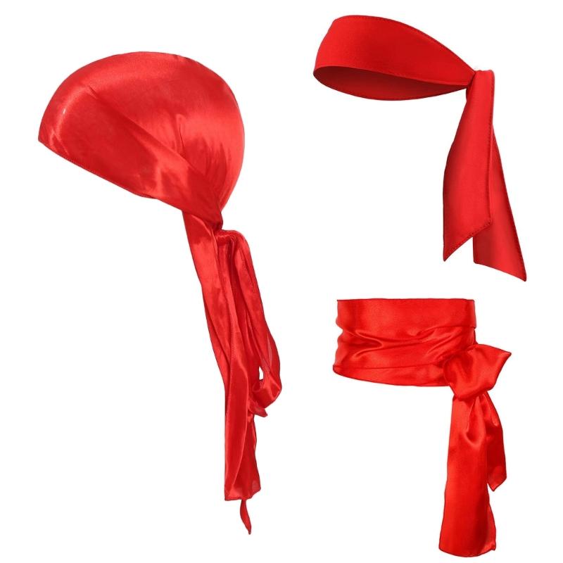 Капитанская пиратская бандана-косынка для подростков на Хэллоуин, тематическая вечеринка-маскарад