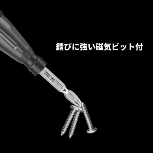 PWT Electric Screwdriver, Electric/Manual, Ball Grip, 3Nm, 1800mAh, 3.6V USB Rechargeable, Compact, Cordless, ESD02