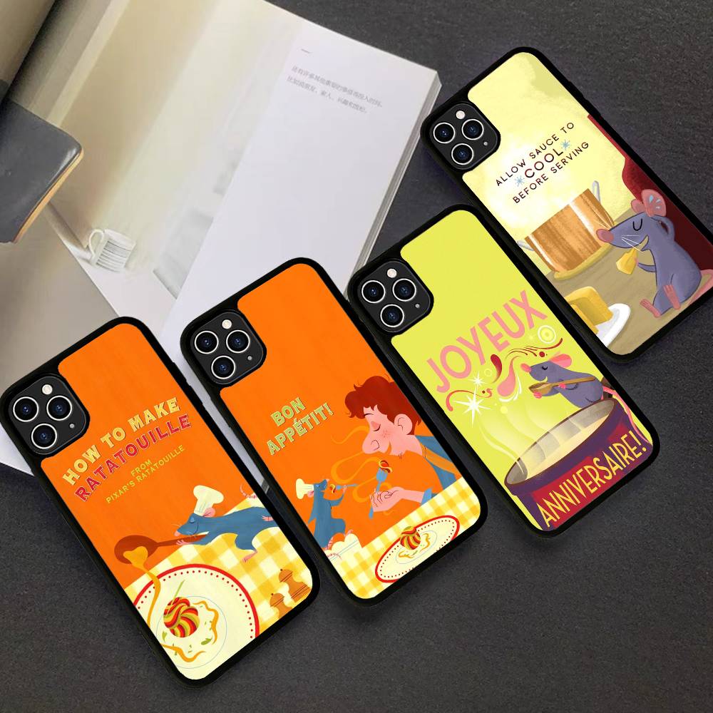 Чехол для телефона PC+TPU с изображением Реми из Рататуя Для IPhone 11 12 13 14 15 16 17 Plus Pro Max