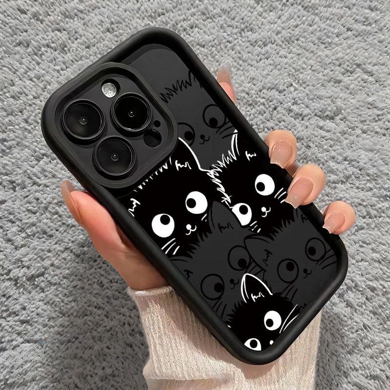 Для Tecno Camon 20 Pro 20S Pro 5G /Infinix Note 50X 50 Pro Plus Полный комплект Ударопрочный Силиконовый Мягкий Чехол Милый Чехол для Телефона с Кошкой