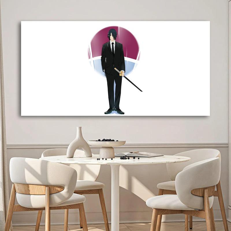 High-Definition Naruto & Boruto Self-Adhesive Wall Sticker - Easy Install for Dorms & Bedrooms