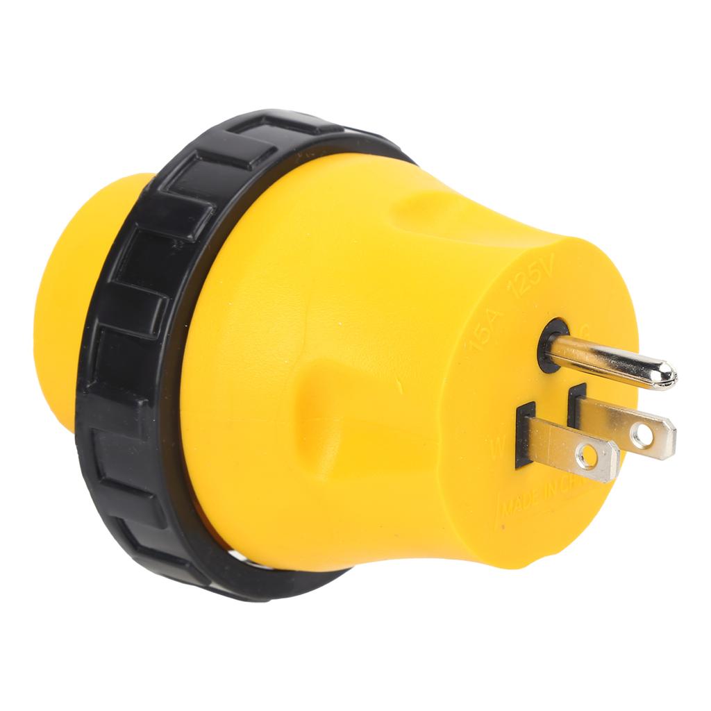 Переходник 15A вилка на 30A розетка прямой адаптер погодозащищенный вилка США для шнуров генератора для RV 125В