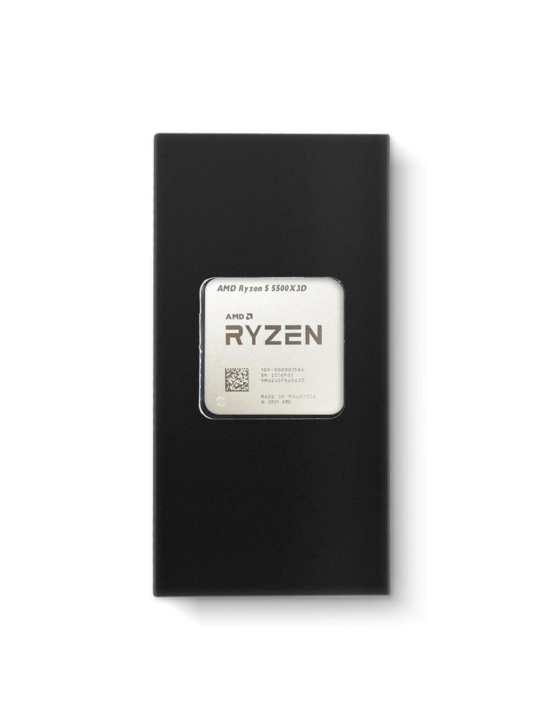 AMD Ryzen 5 5500X3D Retail Packaging