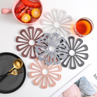 1/3/5 шт. Лепестки Силиконовые Теплоизоляционные Коврики Подставки Подстаканники Держатели Для Кастрюли Подставка Для Миски