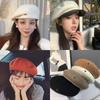 Women's Autumn/Winter Wool Beret - Korean Style Retro Pumpkin Painter's Hat