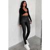 Women's Shiny Leather Effect Leggings
