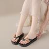 Women's Flip Flops for Summer Outdoor Wear Wear-resistant and Anti Slip Flat Bottom Clip On Board Shoes Beach Shoes for Women