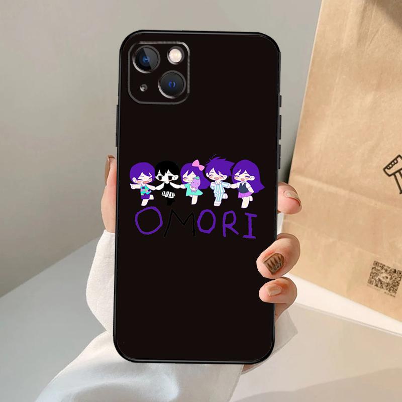 Чехол-кейс Omori для iPhone 16 15 14 12 Pro Max 11 13 Pro Max X XR XS MAX Plus 12 Mini Coque