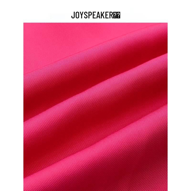 JOY SPEAKER Женские шелковые брюки прямого кроя с высокой посадкой