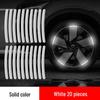 High-Reflective Wheel Hub Rim Stickers for Cars, Motorcycles, and Electric Vehicles